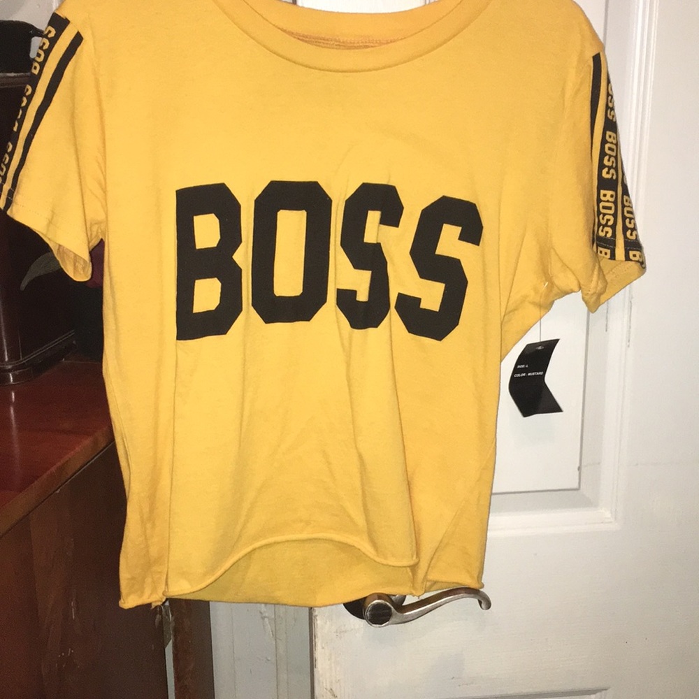 Yellow boss shirt from Ross